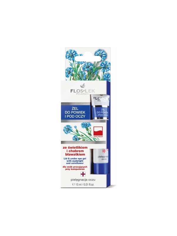 Floslek Eye and eye gel with skylight and cornflower 15 ml