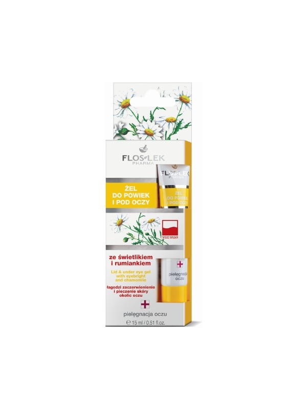 Floslek Eye and eye gel with skylight and chamomile 15 ml