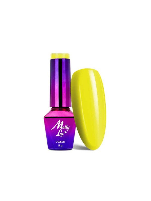 MollyLac /118/ Welcome to Ibiza Hybrid Nail Polish Sunshine Heat 5 ml