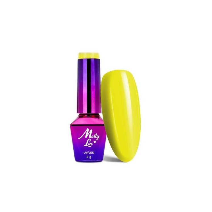 MollyLac /118/ Welcome to Ibiza Hybrid Nail Polish Sunshine Heat 5 ml