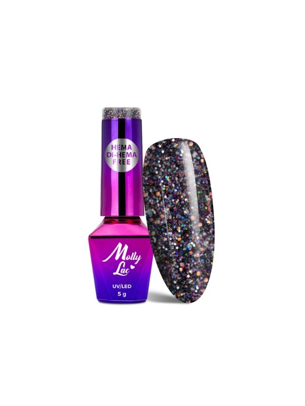 MollyLac /637/ Spotlight Hybrid Nail Polish Nightingale 5 ml