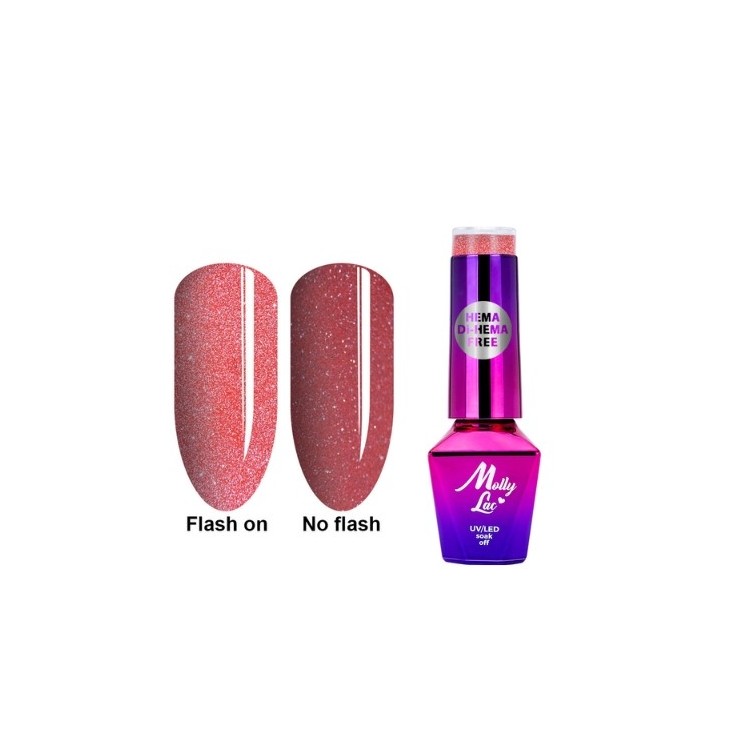 MollyLac /608/ Duo Flashing Lights Lights Everlasting Hybrid Varnish