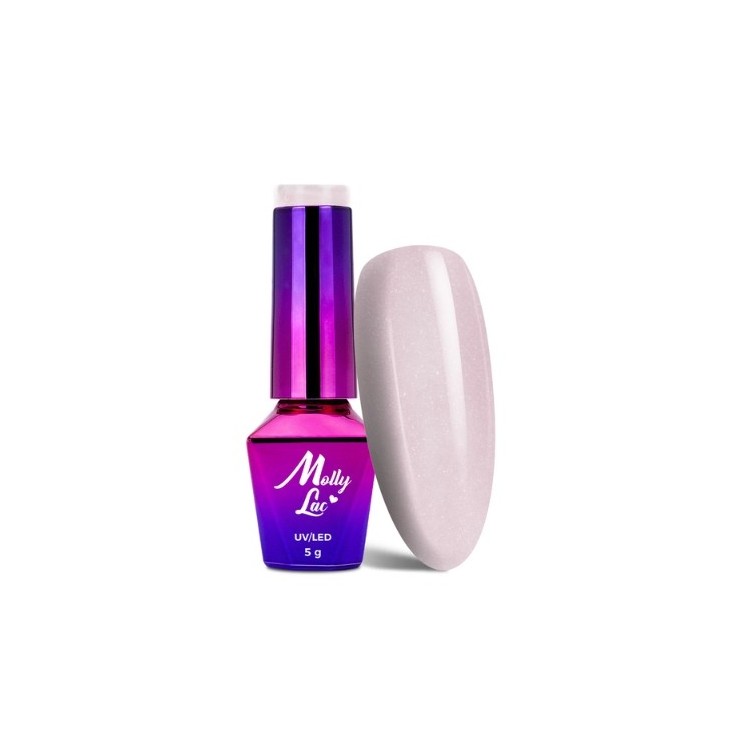 MollyLac /223/ Winter Crystalize Lakier Hybrydowy Sugar Blush 5 ml