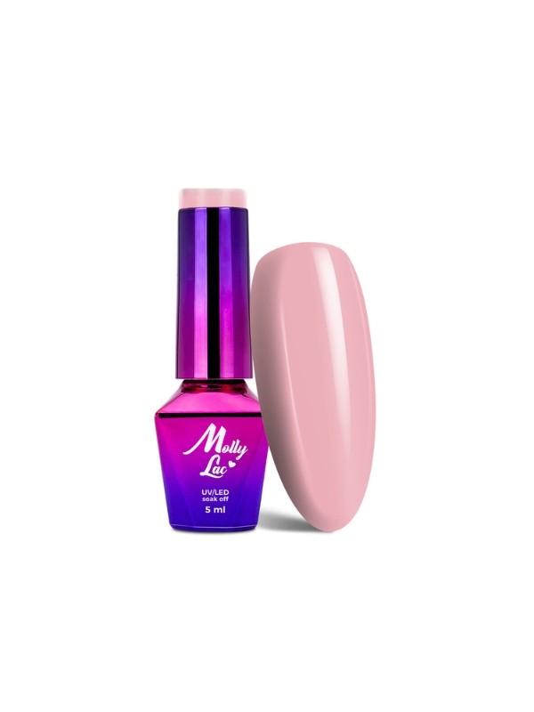 MollyLac /362/ Silk & Cotton Hybrid Nail Polish Cashmere 5 ml