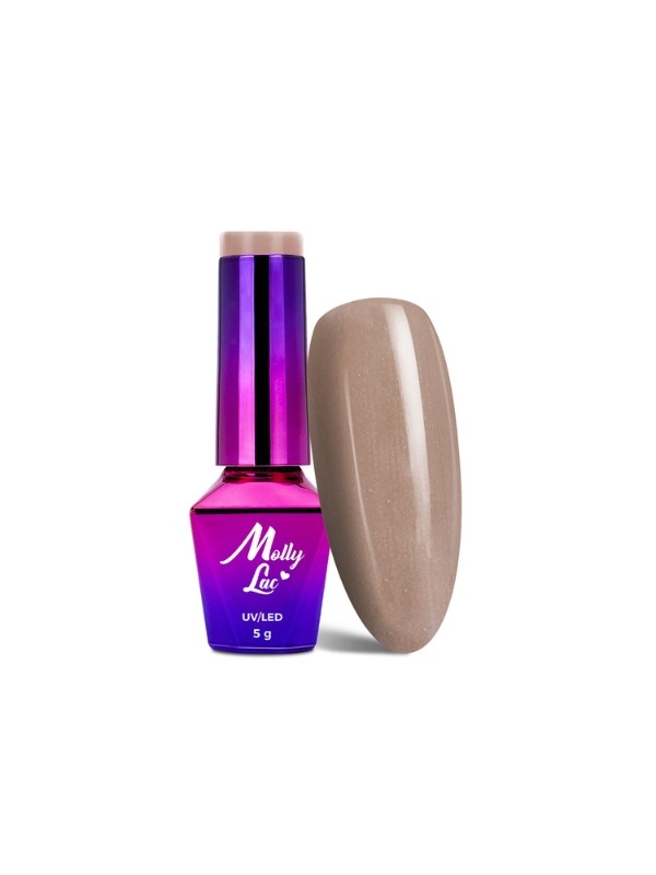 MollyLac /211/ Obsession Hybrid Nail Polish Light Terracota 5 ml