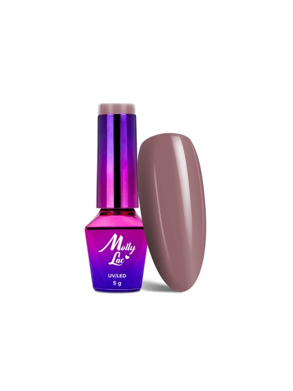 MollyLac /523/ I'm The Nudelover Mahogany Hybrid Varnish 5 ml