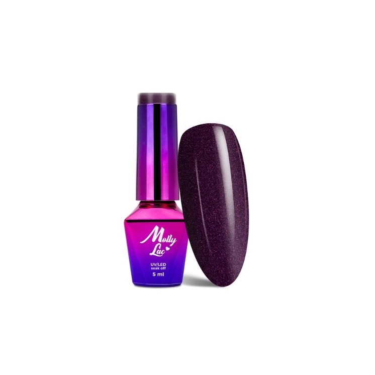 MollyLac /528/ I'm The Nudelover Gel Polish Liquid Violet 5 ml