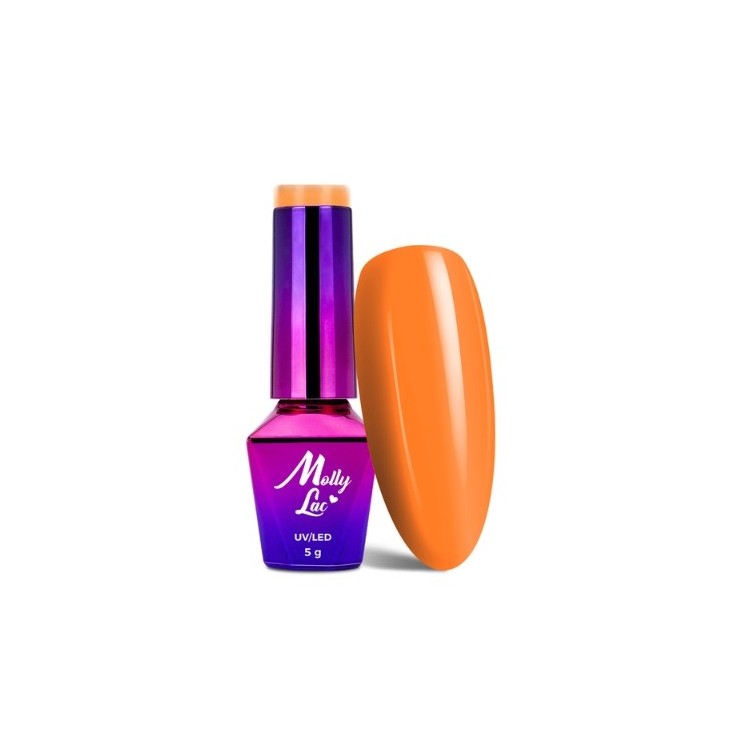 MollyLac /133/ Bubble Tea Lakier Hybrydowy Naranja 5 ml