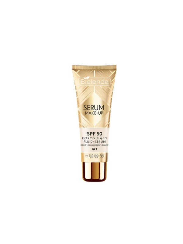 Bielenda Serum Make-up korygujący Fluid + serum do twarzy SPF50 /1/ 30 g