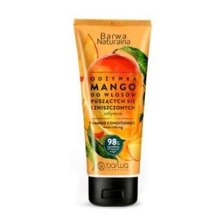 Barwa Naturalna Conditioner for frizzy and damaged hair Mango in a 200 ml tube