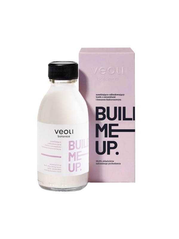 Veoli Botanica Bulid Me Up nawilżająco-odbudowujący Tonik do twarzy Ceramidy i Kwas Hialuronowy 150 ml