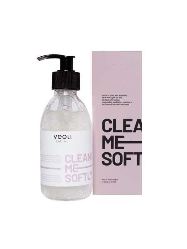 Veoli Botanica Clean Me Softly moisturizing and soothing Facial wash gel 190 ml