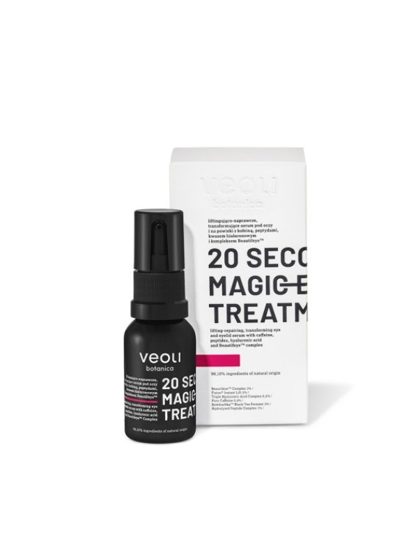 Veoli Botanica 20 Seconds Magic Eye Treatment Lifting and Repairing Eye Serum Transforming 15 ml