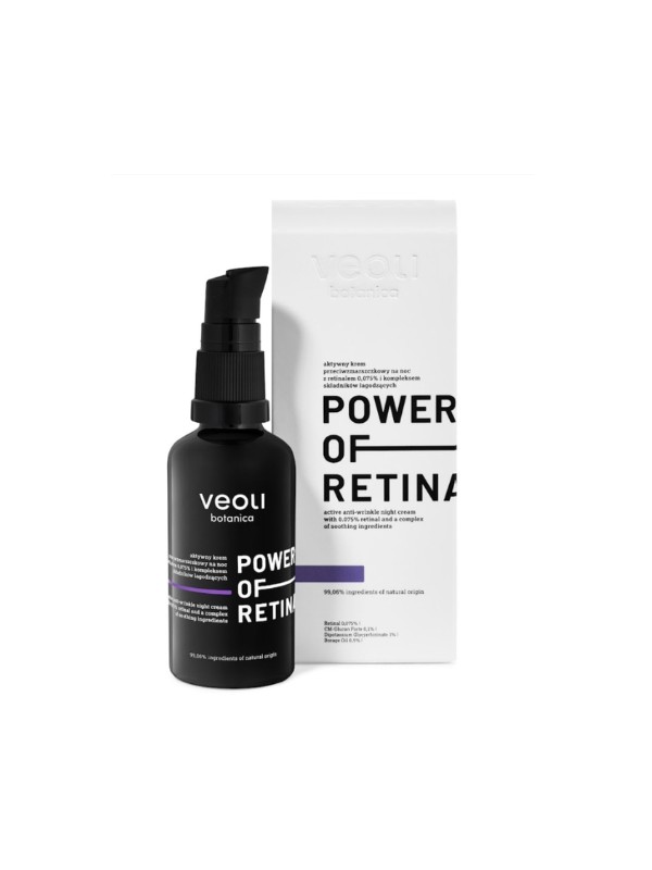 Veoli Botanica Power of Retinal Anti-Wrinkle Night Face Cream Retinal 0.075% 40 ml