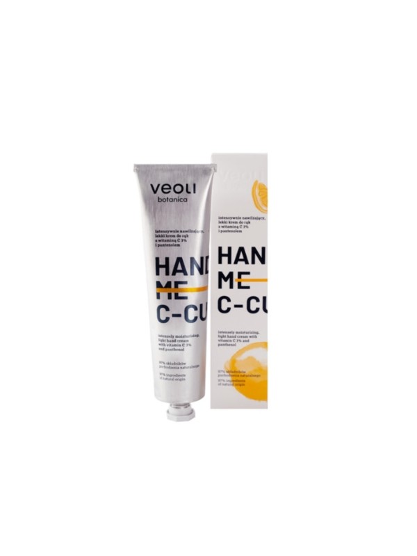 Veoli Botanica Hand Me C-Cure intensywnie nawilżający lekki Krem do rąk z witamina C 3% 75 ml