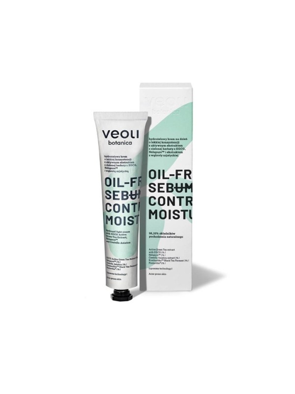 Veoli Botanica Oil-free Sebum Control Moisturizer hydro Gel Day Face Cream 50 ml