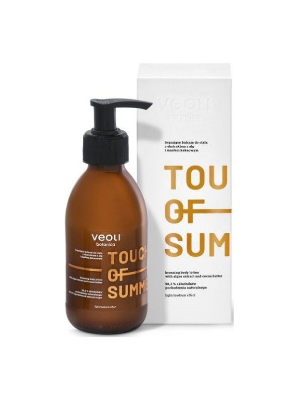 Veoli Botanica Touch of Summer bronzing Body lotion with algae extract 195 ml