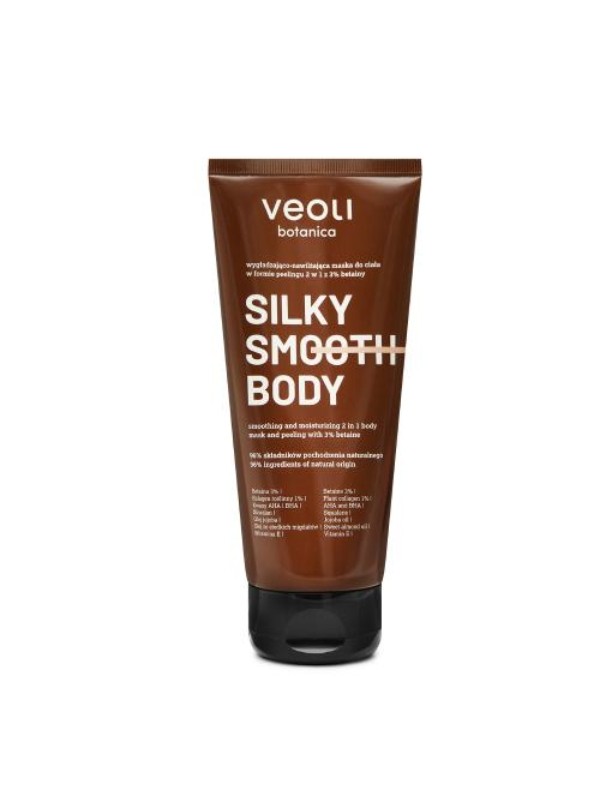 Veoli Botanica Silky Smooth Body 2in1 smoothing and moisturizing Body mask in the form of peeling with betaine 180 ml