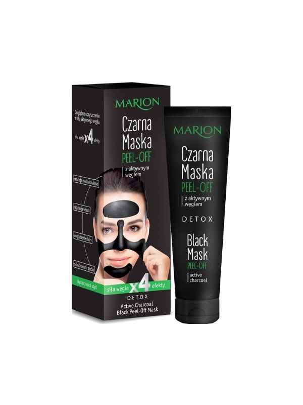 Marion Detox Black Peel-off Mask for the face with activated carbon 25 g