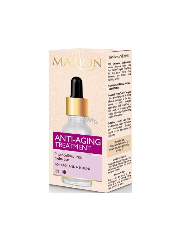 Marion Anti-aging Treatment Serum do twarzy i szyi z arganem 20 ml