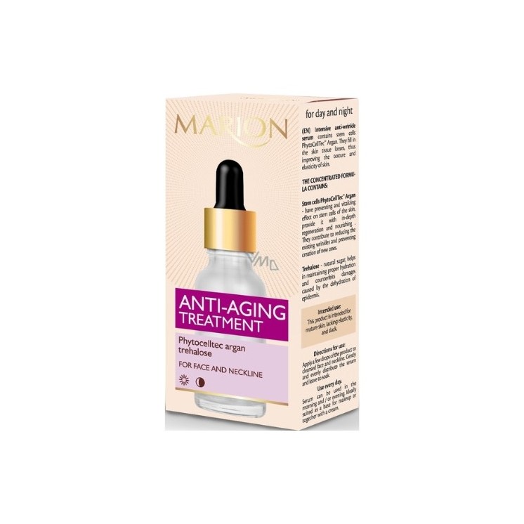 Marion Anti-aging Treatment Serum for face and neck with argan 20 ml