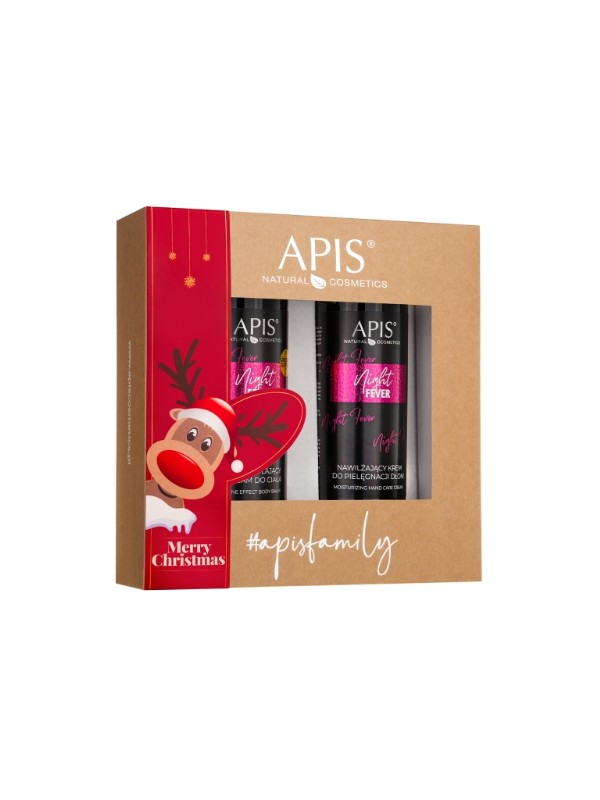 Apis Night Fever gift set: Hand cream 300 ml + Body lotion 300 ml