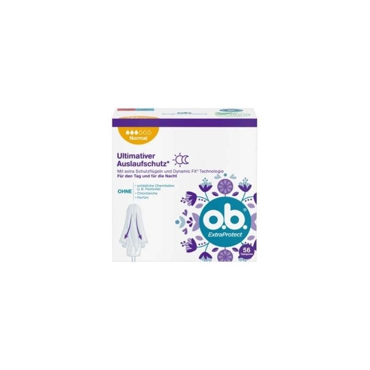 O.B. ExtraProtect Tampony higieniczne Normal 56 sztuk