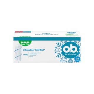 OB ProComfort Super Plus hygienic tampons, 32 pieces