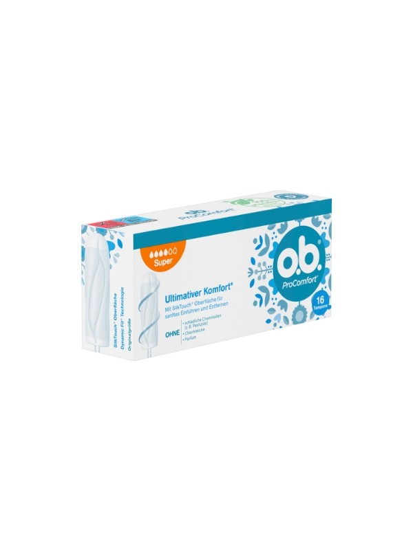 OB ProComfort Super Plus hygienic tampons 16 pieces