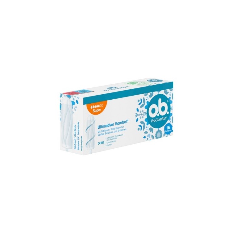 OB ProComfort Super Plus hygienic tampons 16 pieces