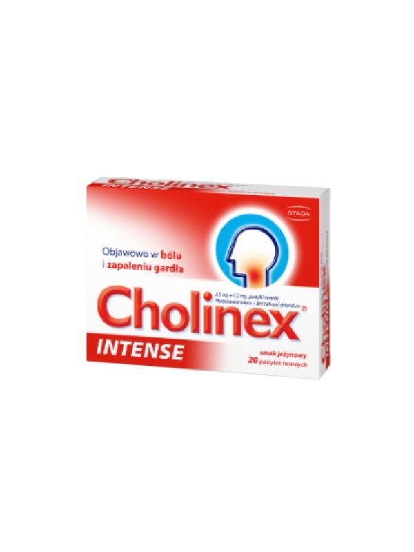 Cholinex Intense Blackberry flavored lozenges 20 tablets