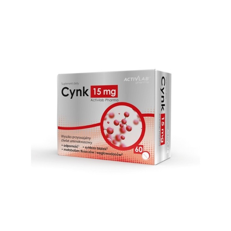 Activlab Pharma Cynk 15 mg w kapsułkach 60 sztuk