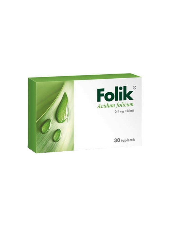 Folik Kwas foliowy 30 tabletek