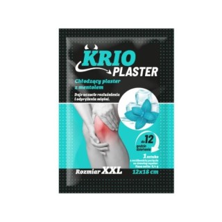 KRIO PLASTER Chłodzący Plaster z mentolem XXL 1 sztuka