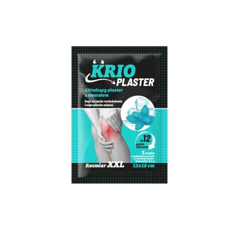 CRYO PLASTER Cooling patch with menthol XXL 1 piece