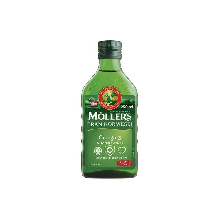 Moller's Tran Norweski Naturalny 250 ml