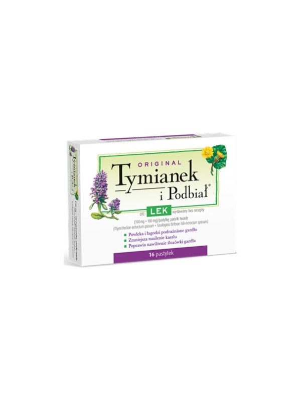 Thyme + Coltsfoot lozenges 16 tablets