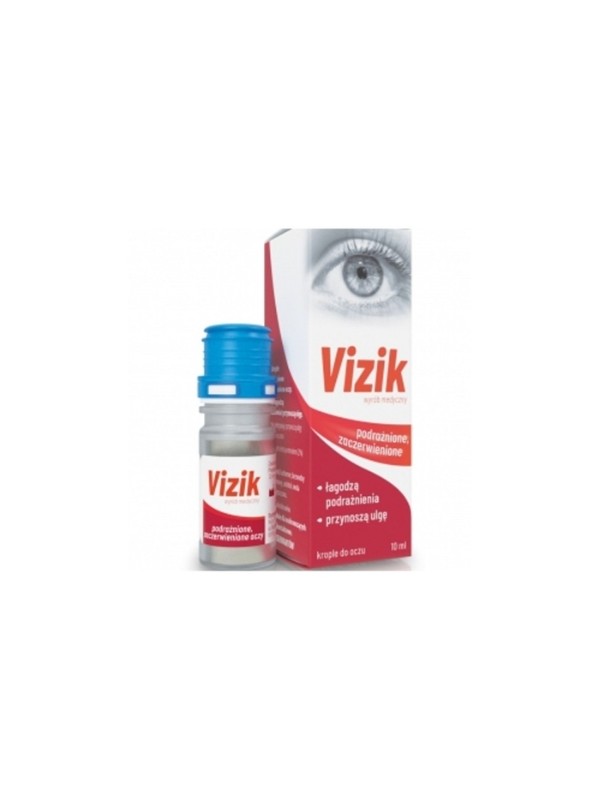 Vizik Drops for irritated and red eyes 10 ml