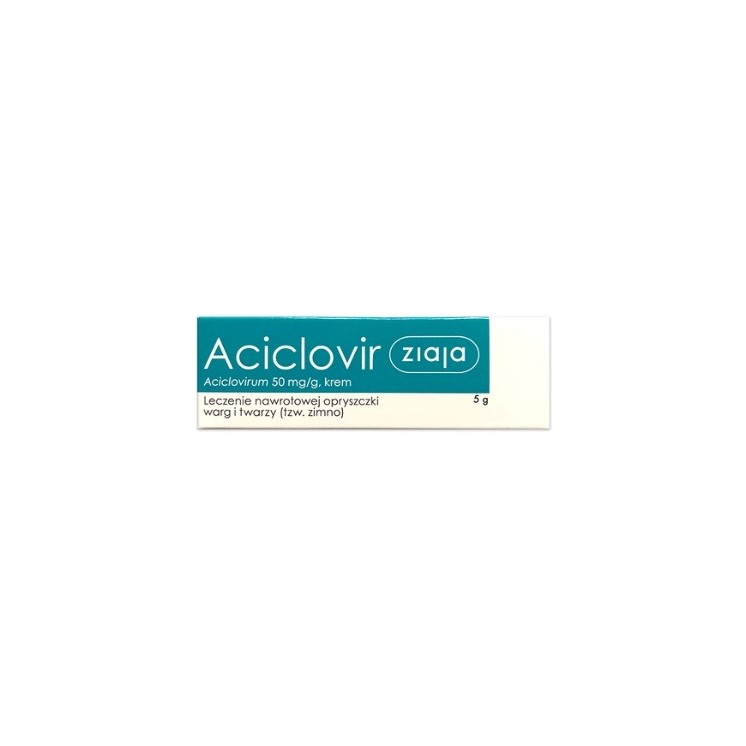 Ziaja Aciclovir 50 mg/g Cream 5 g