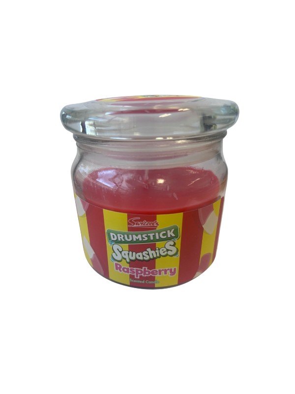 Swizzels Drumstick Squashies Raspberry scented candle 227 g