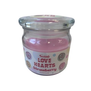 Swizzels Love Hearts Świeca zapachowa Strawberry 227 g 
