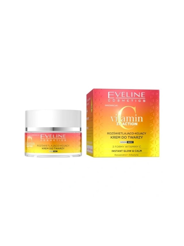 Eveline Vitamin C 3x Action Brightening and soothing Day and night face cream 50 ml