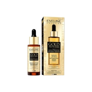 Eveline Gold Peptides Serum - lifting restoring facial contour 30 ml