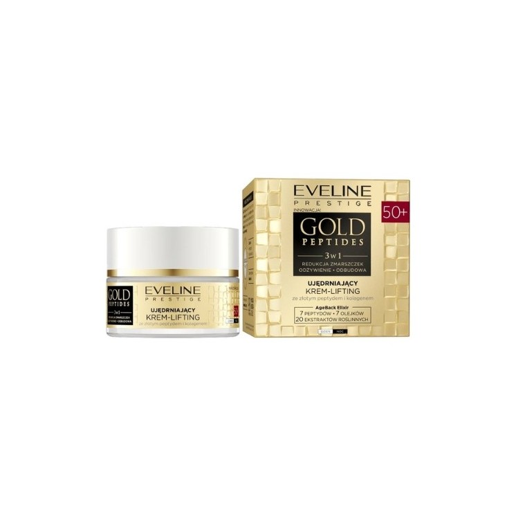 Eveline Gold Peptides Ujędrniający Krem - lifting do twarzy 50+ 50 ml