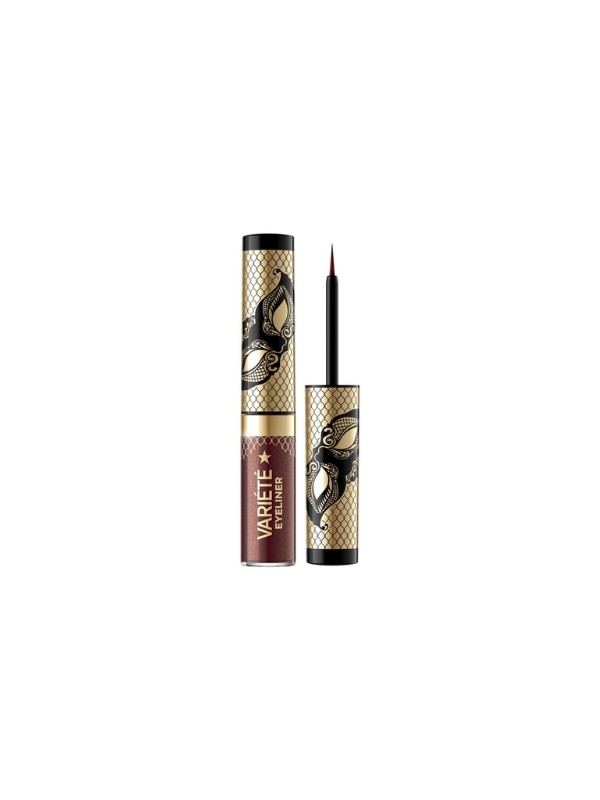 Eveline Variete Wodoodporny Eyeliner Shiny Brown /02/ 4 ml