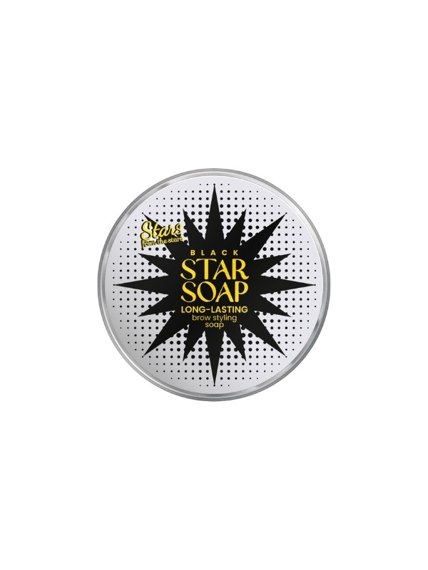 Stars from the Stars Black Star Soap czarne Mydełko do brwi 30 ml