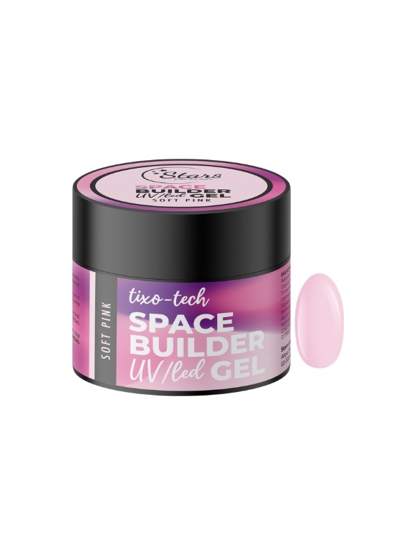 Stars from the Stars Space Bulider Gel Żel budujący UV/LED do paznokci Soft Pink 45 g