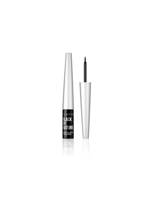 Claresa Black By Nature Superczarny Eyeliner w płynie 4 g 