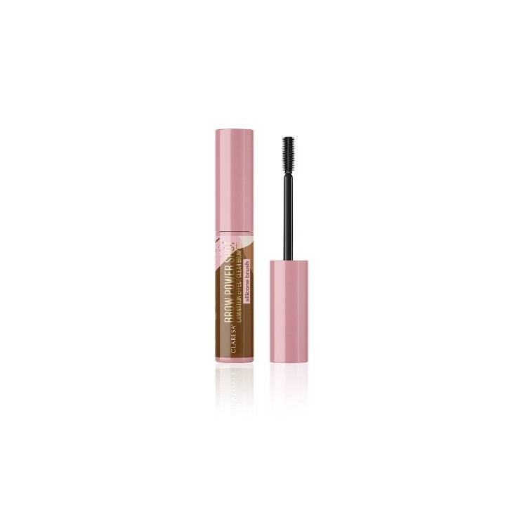 Claresa Brow Power Shot Transparentny Żel do stylizacji brwi 8 g 
