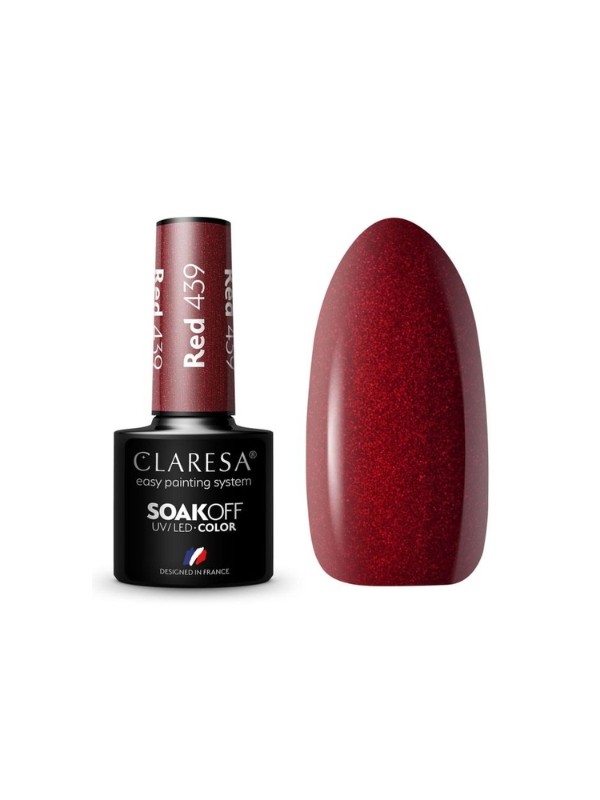 Claresa Red Hybrid nail polish /439/ 5 g